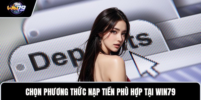 Chọn phương thức nạp tiền phù hợp tại WIN79