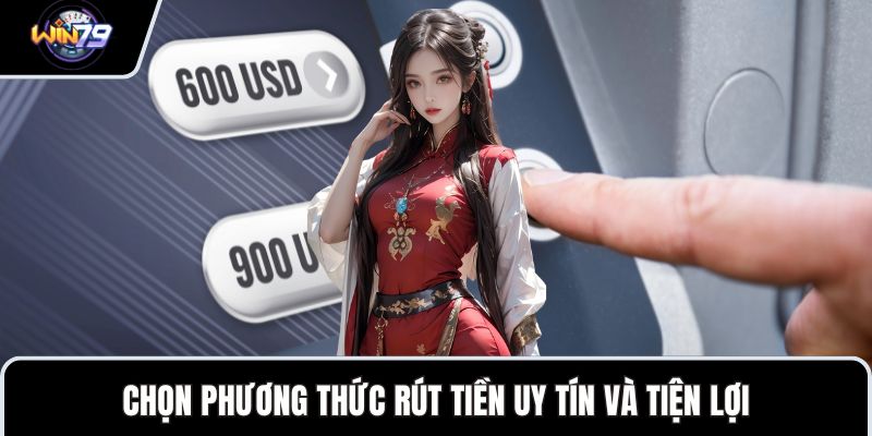 Chọn phương thức rút tiền uy tín và tiện lợi